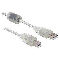 cable usb 20 a-b delock 05 m gris