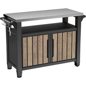 Mueble Para Barbacoa Deco Grande Marron De Resina Keter