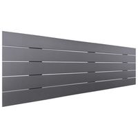cabecero de madera reciclada dm estilo palet horizontal 150x46cm camas 150 - gris solido
