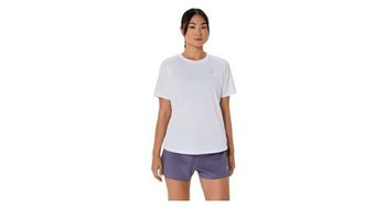 Maillot de manga corta para mujer asics core run blanco