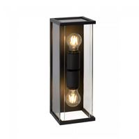 aplique de pared de exterior claire antracita 2 luces