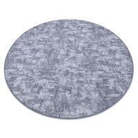 alfombra solid circulo gris 90 hormigon  circulo 170 cm