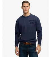 superdry para hombre m2014382a sudadera vintage athletic tonal marino xl casual algodon