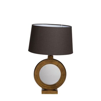 Lámpara de mesa en aluminio dorado