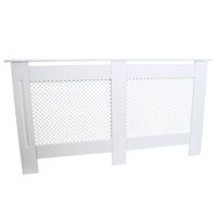 cubreradiador para esconder radiadores en mdf blanco elegante 1515mm