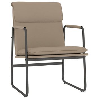 Sillón De Relax Cuero Sintético Color Capuchino 55x64x80 Cm Vidaxl