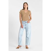 le temps des cerises jeans jeans loose ancho  largo 34 para mujer