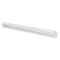 panel de conexiones modular digitus 1u 24 puertos cat5ecat6cat6a gris