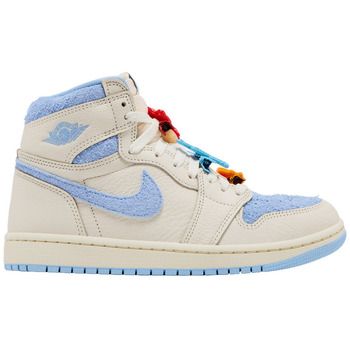 Nike Deportivas Moda Jordan 1 Retro High OG Pale Ivory Psychic Blue (Women's) para hombre