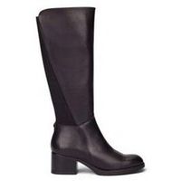 wonders zapatos de tacon bota santafe negro para mujer