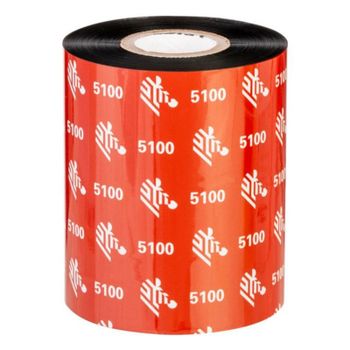 Cinta térmica Zebra 5100 Resin 450 m 8,3 cm negro