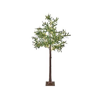 Árbol De Navidad Artificial De Exterior E Interior Con Luces Led Estilo Escandinavo Pvc 180 Cm Verde Celioni