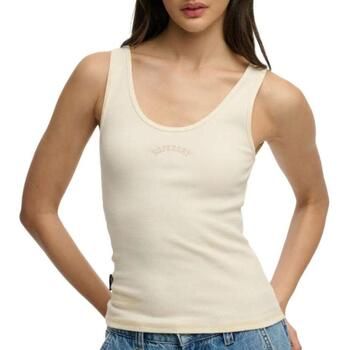 Superdry Camiseta tirantes Logo Scoop para mujer