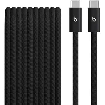 Cable Beats USB-C a USB-C 240W Trenzado 3m Negro Carbón