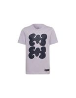 camiseta adidas marimekko graphic infantil violet