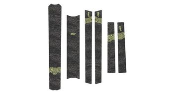 Kit protector de cuadro  p personalizado s  p licy gris asfalto   amarillo mate