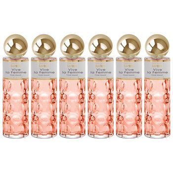 Pack De 6 Eau De Parfum Mujer Saphir Vive La Femme 200 Ml