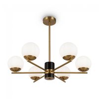 lampara de arana marble 6 luces