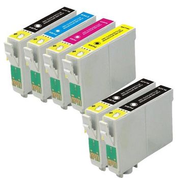 Compatible Multipack Epson MUFC Limited Edition Printer Ink Cartridges (6 Pack) -C13T18114010