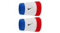 pulsera de esponja ancha  x2  nike swoosh classic azul blanco rojo