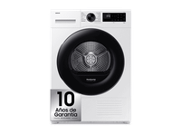 secadora bomba de calor - samsung dv90dg52a0aeec 9 kg 14 programas hygiene care inteligencia artificial y smartthings clase c blanco