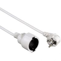 hama cable de alimentacion alargador schuko 10m blanco