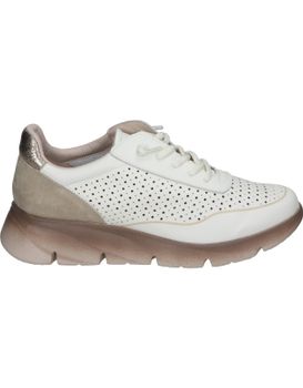 Zapato De Piel Con Cuña Calzazul-flex 184 En Blanco 41