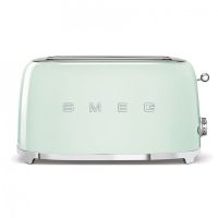 smeg tsf02pgeu tostadora 4 rebanadas 1500w verde
