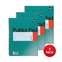 pukka pad a4 jotta pad wirebound ruled 200 page pk3