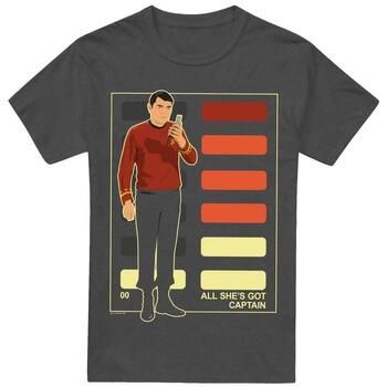 Star Trek Camiseta All She's Got Captain para hombre