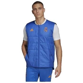 adidas Cazadora Doudoune Real Madrid sans manches bleu para hombre