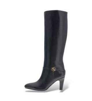 Guess para mujer. FLFOATLEA11 Botas de Piel Oatie negro (38), 3 a 5cm, Cremallera, Casual, Clásico
