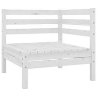 conjunto de muebles de jardin 3 uds  mesa y sillas madera maciza pino blanco