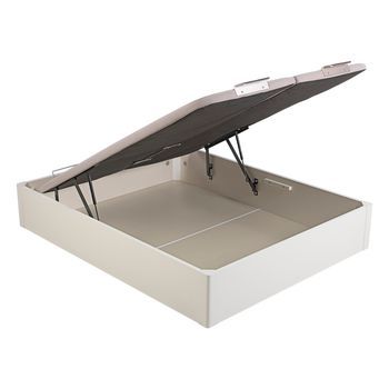 Canapé 160x190 Pikolin Design Blanco 36cm Tapa Doble Montaje Incluido