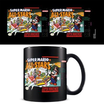 Taza All Stars Super Mario Bros Nintendo Cerámica 315 Mls