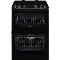 zanussi zci66050ba 60 cm electric induction cooker - black black