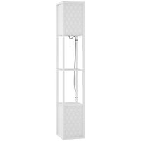 lampara de pie 26x26x156 cm blanco