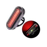 luz trasera cob luz de bicicleta luz trasera de bicicleta recargable usb linterna de seguridad para ciclismo luz roja 6 modos luces traseras de bicicleta ipx4 resistente al agua negro