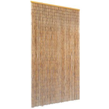 Cortina De Bambú Para Puerta Contra Insectos 100x200 Cm Vidaxl