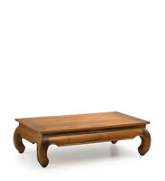 mesa de centro de madera marron anch 125 cm