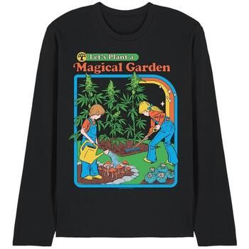 Steven Rhodes Camiseta manga larga Let's Plant A Magical Garden para mujer