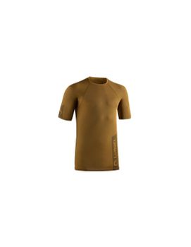 Camiseta de Running Lurbel Halo Short Sleeves Hombre Amarillo Ambar/Negro