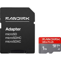 tarjeta microsdxc sandisk ultra plus 1tb uhs-i clase 10 a1 v10