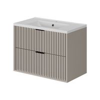 conjunto de muebles de bano ruford 80 x 57 cm con lavabo vicco