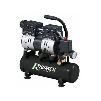 Ribimex Compresor Eléctrico Silencioso De 1 Hp Y 6 L - Prcomp1/06silr