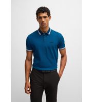 boss para hombre 50469055 polo paddy azul l casual algodon manga corta