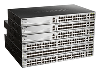 switch gestionable l3 d-link stackable dgs-3130-30pse 24p poe 370w giga  2p 10g  4p 10g sfp