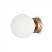 aplique de pared basic form opal oro