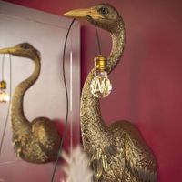 lampara pared oro