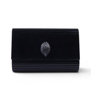 Kurt Geiger para mujer. 8764000979 Bolso Clutch Águila negro (OSFA), Casual, Sintético